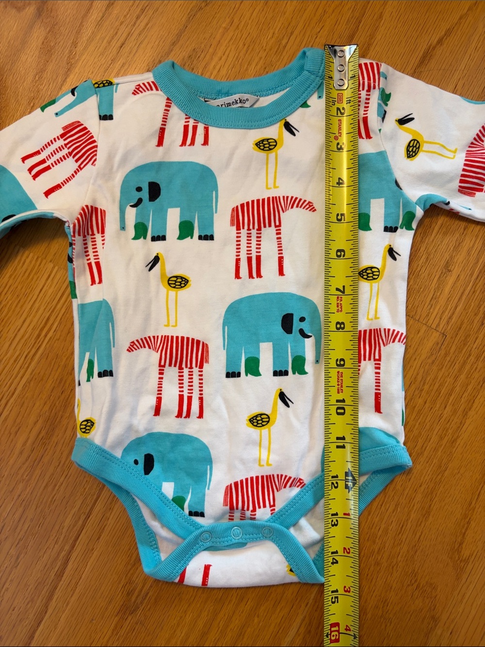 Marimekko Baby Elephant Coverall One-piece 9 months - Picture 6 of 6